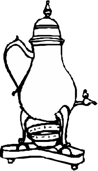 The black and white photo shows a lamp with two lampshades on either side of it against a dark background.