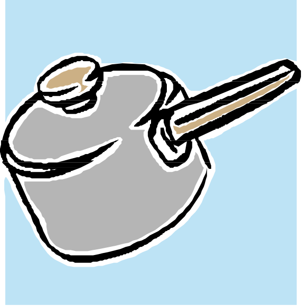 The image shows a cartoon of an ice cream cone with two scoops on top placed next to another object that resembles a hammer in shape but is colored gray instead of brown like wood.