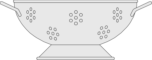 The black and white photo shows a bowl with various items inside it placed on top of what appears to be an oven door in a kitchen-like environment.