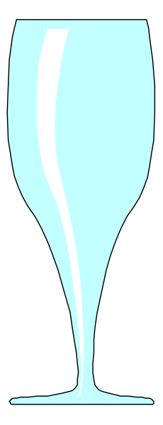 The image shows a tall glass of water with ice cubes floating on top against an abstract background that transitions from dark to light gray tones.