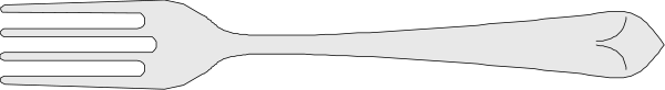The image shows a fork on top of two spoons against a gray background with no other discernible details visible due to its small size.