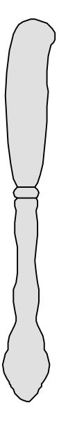 The image shows a simple black and white illustration of two human feet walking side by side on what appears to be an escalator with steps visible in between them.