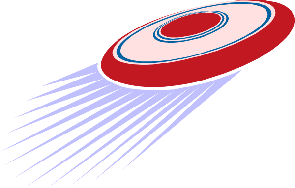 The image shows a red target with white lines on it being hit by an arrow that has been launched from above; there is no text present in this clip-art illustration.