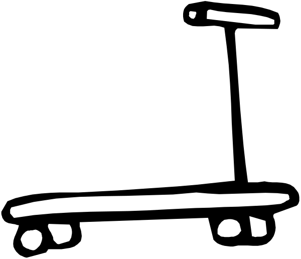 The black and white photo shows a truck with two visible wheels on it driving down an unseen road at nighttime.
