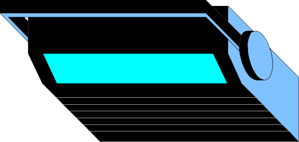 The image shows a black and white pixelated representation of an airplane flying through what appears to be clouds with blue sky in background.