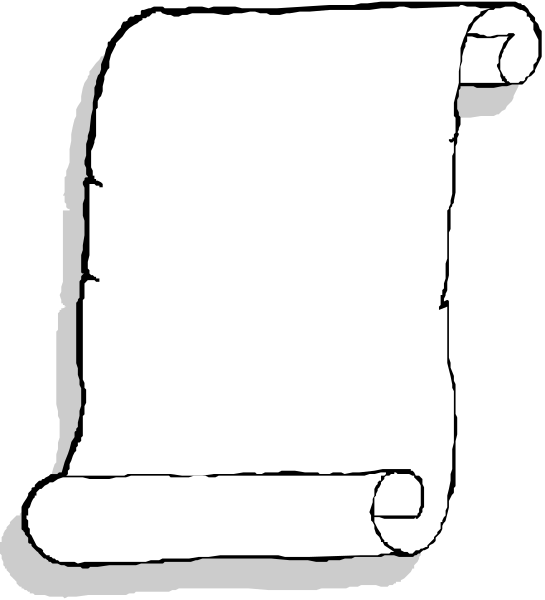 The image shows a piece of paper with text on it that appears to be handwritten; however, due to its small size in this clip-art format, specific details about the content of the writing cannot be discerned clearly from here.