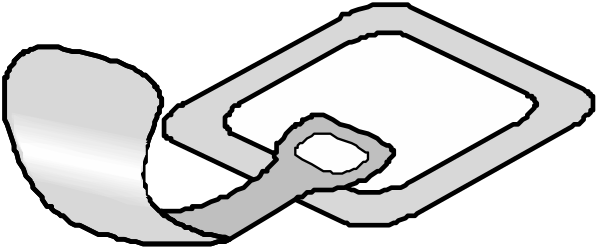 The black and white logo of a company with an abstract design featuring shapes that could be interpreted as letters or symbols without any clear meaning in context.