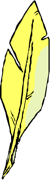 The image shows a leaf with two distinct shades of yellow against a gray background on its left side.