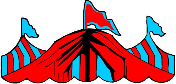 The image shows a red mountain with blue peaks against an indistinct background that appears to be skylike due to its gradient of color from dark at top left corner to lighter towards bottom right.