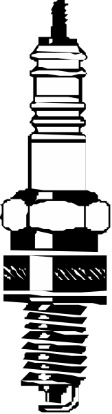 The image shows a black and white photo of an object that resembles a sword with intricate designs on it placed in front of another similar-looking item which is partially obscured by the first one; both objects appear to be made from metal, possibly steel or iron, given their dark color.