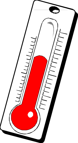 The image shows a thermometer with an arrow pointing to 10 degrees Celsius on its red scale against a black background. There is also a small white tag in front of it that has "C" written inside, indicating centigrade measurement units. This suggests this could be used for educational purposes or as part of some sort of temperature-related product packaging design concept.