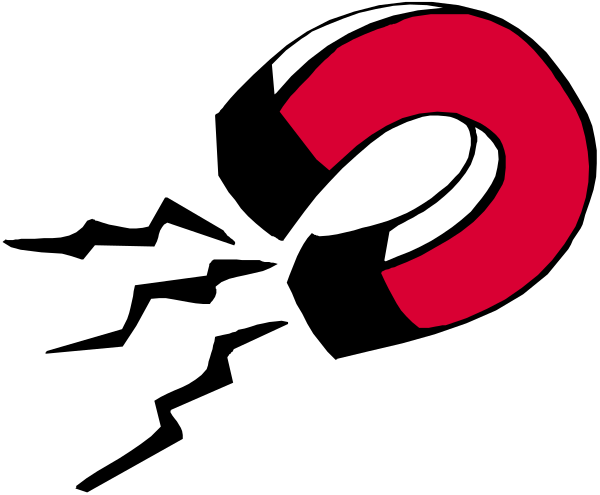 The image shows a black background with two white shapes: an abstract design resembling a target on top of another shape that appears to be a stylized letter 'D'.
