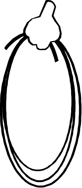 The image shows a black and white photo of an object with two distinct parts: on top is what appears to be a small green plant in its pot; below it is another smaller item that looks like a blue flower, possibly indicating some form of floral arrangement or decoration within this space.