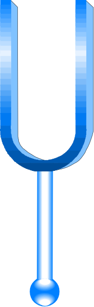 The image shows a blue liquid droplet with two tails on either side of it against a gray background.