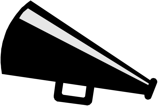 The image shows a black silhouette of an object with two white lines on it against a dark background.