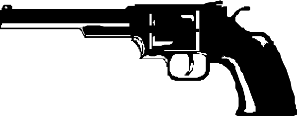 The black and white photo shows a rifle with its barrel pointing upwards against an indistinct background that appears to be dark in color.