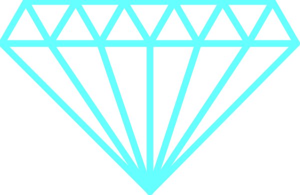 The image shows a graphic of an illuminated diamond with rays emanating from it against a dark background.