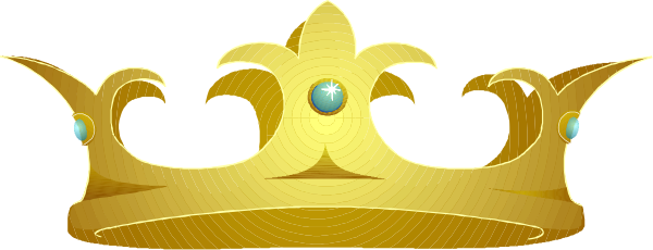 The image shows a crown with multiple tiers of intricate designs on top against a plain background.