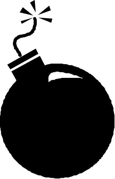 The image shows a black silhouette of an object with two visible parts against a gray background on what appears to be a computer screen displaying multiple windows in various shades of grey.