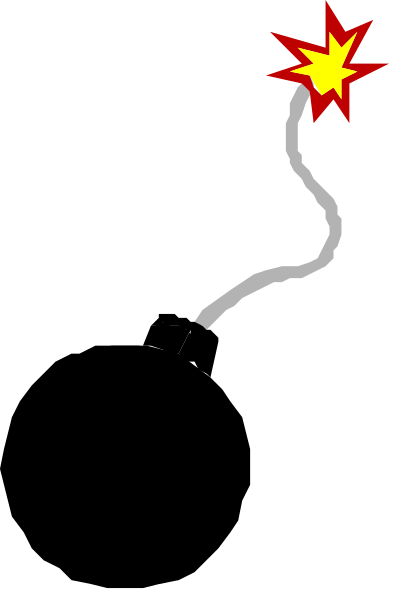 The image shows a black silhouette of an object with white lines indicating movement against a gray background on the left side; there is no visible action taking place in this still frame.