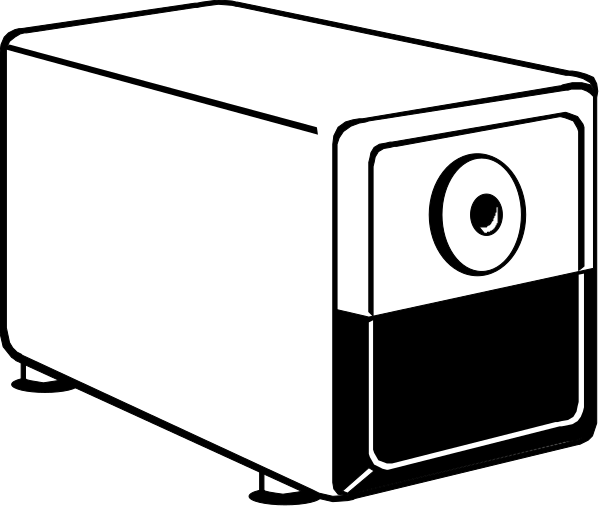 The black and white illustration shows a projector with its lens facing upwards on what appears to be an overhead projection surface.