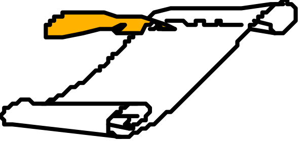 The image shows a black silhouette of an airplane flying against a gray background with no other discernible details visible in this small clip-art format.