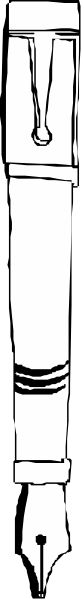 The black and white photo shows a person holding an umbrella with their left hand while standing on what appears to be ice skates in front of them.