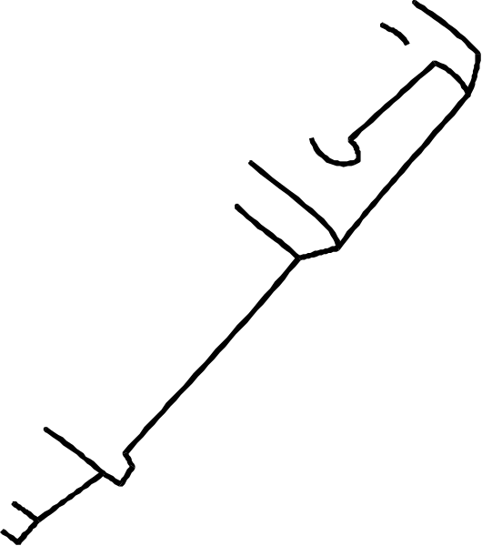 The image shows a black screen with white text that reads "Hello World!"