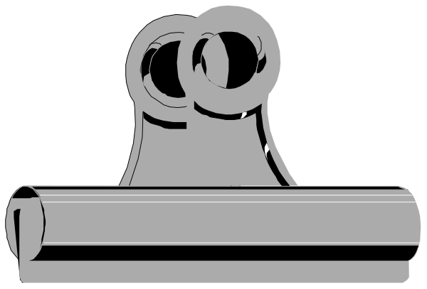 The black and white illustration shows a pair of scissors with their handles crossed over each other against an unseen background.