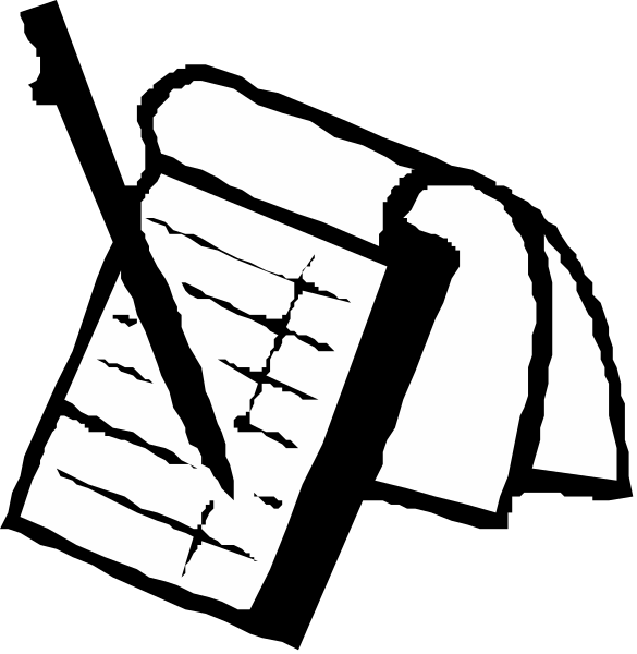 The left side of a black and white split screen: A stylized icon depicting an open book with pages; Right side shows two icons in color - one is a pen nibbing into paper, suggesting writing activity, while another appears to be a calculator or measuring device indicating measurement. Both are related to office work or accounting tasks. The style of the image suggests it could represent digital tools for document creation and analysis. There's no text present on either side.