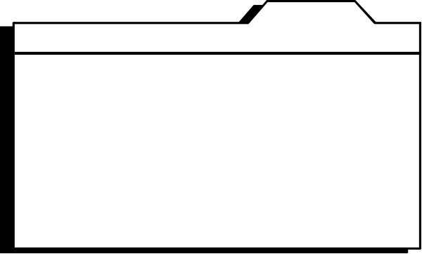 The image shows a simple black and white line drawing of an envelope with text on it that reads "BILL" at both ends.