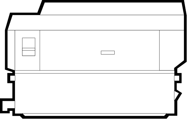 The image shows a black and white illustration of an electric train car with windows on its side, set against a plain background that does not provide any additional context about location or time period.