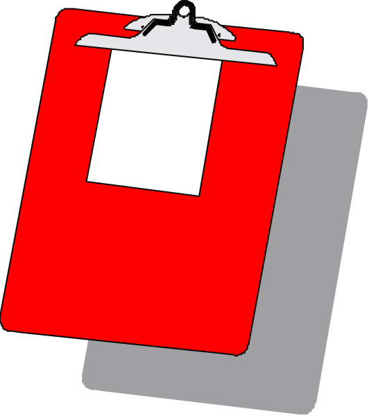 The image shows a red fire extinguisher with an attached white label on top of it against a black background.