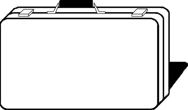 The black and white illustration shows a refrigerator with its door open placed on top of an oven that is also depicted in grayscale.