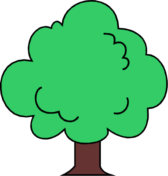 The image shows two trees at different stages of growth: a smaller tree on top left corner indicating early stage development with fewer branches compared to its larger counterpart in bottom right corner which is fully grown with more foliage and detailed branching, suggesting maturity or full bloom against the black background.