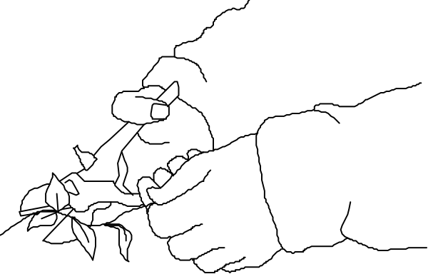 The image shows a black square with white text inside it that reads "10".