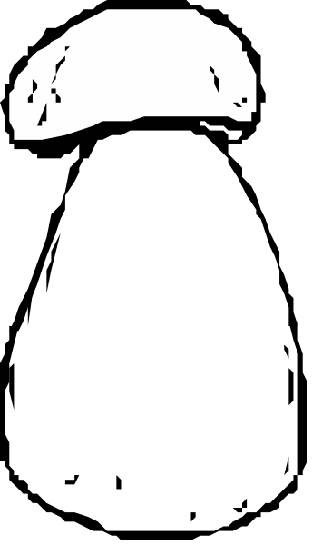 The image shows a black and white photo of an object with two distinct halves: on the left side is what appears to be a person's face wearing sunglasses; on the right side is another, smaller section that seems like it could contain more details about the item or its context but due to resolution issues in this small clip-art image, those are not visible.