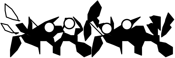 The image shows a black and white photo of an object with multiple holes on it that resembles a donut shape in profile view against a gray background.