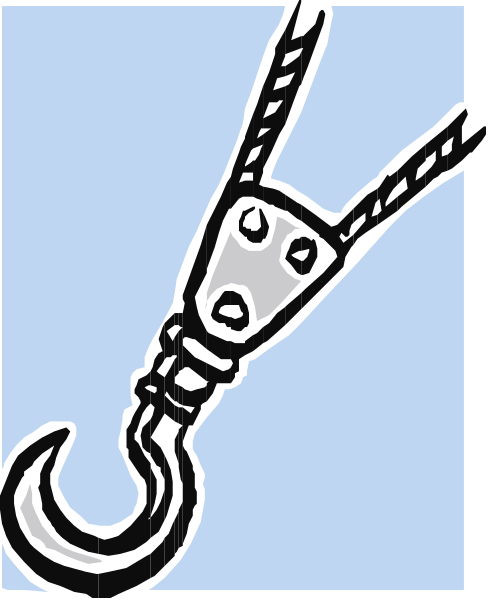 The image shows a pair of scissors with black handles against a blue background on top right corner.