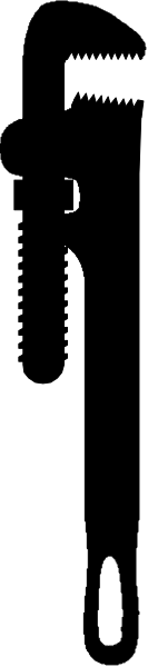 The image shows a gray wall with two vertical black lines that appear to be dividing it into three sections of equal size from left to right.