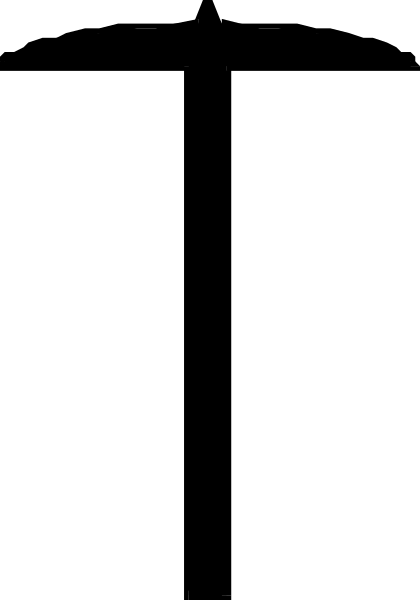 The image shows a black and white striped pattern with no discernible content within it.