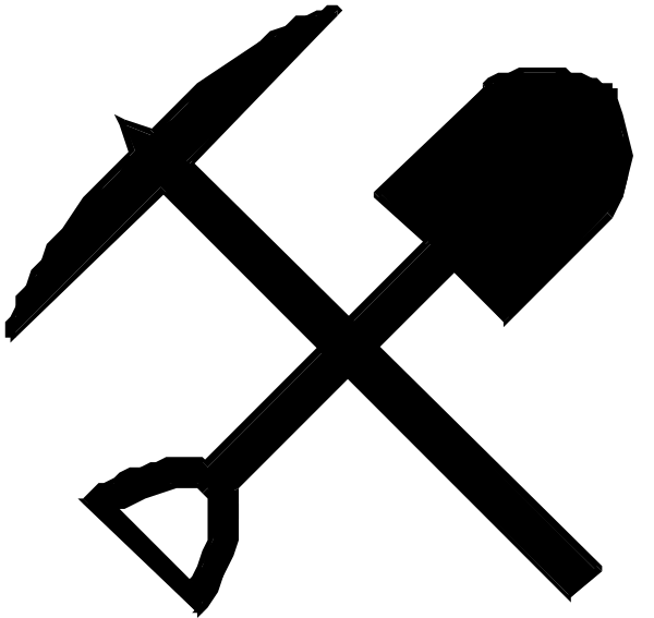 The black background of a computer screen with an icon that resembles a person's head on it.