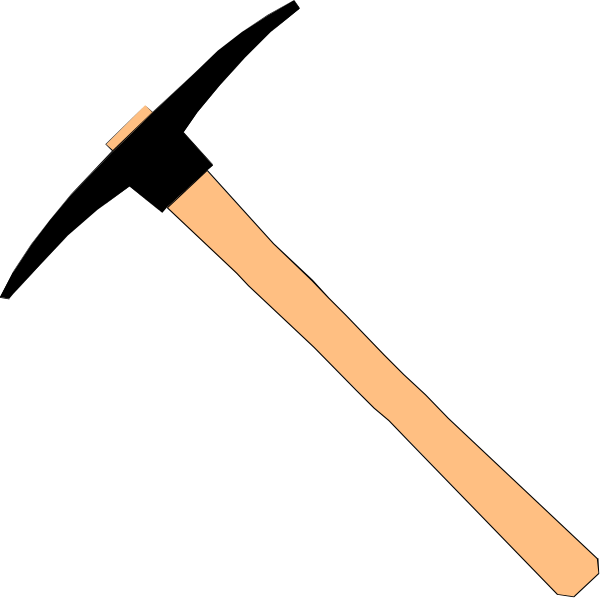 The image shows a simple black silhouette of an object that resembles a long stick with two ends pointing upwards on either side against a dark background.