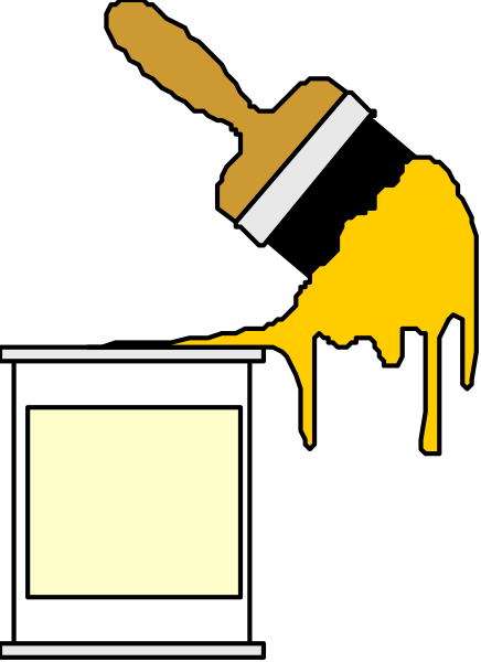 The image shows a cartoon of an open jar with honey spilling out onto a countertop next to a knife that has been used for spreading it on toast.