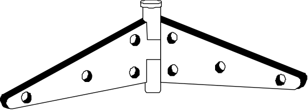 The black and white photo shows a plane with its landing gear down against an overcast sky background.