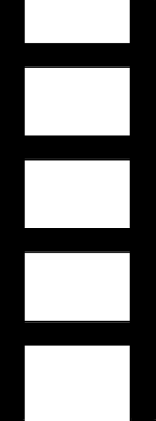 The image shows a black and white striped pattern with no discernible content within it.