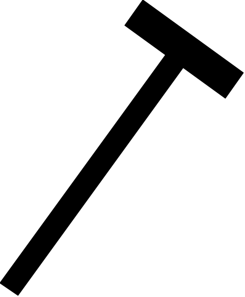 The image shows a black square with white lines creating an abstract pattern against a gray background.