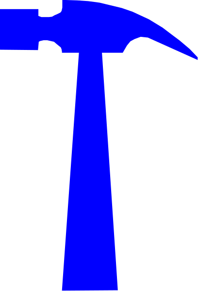 The image shows a blue pickaxe with white highlights against a black background on what appears to be an electronic device screen displaying multiple windows of different sizes in shades of gray.