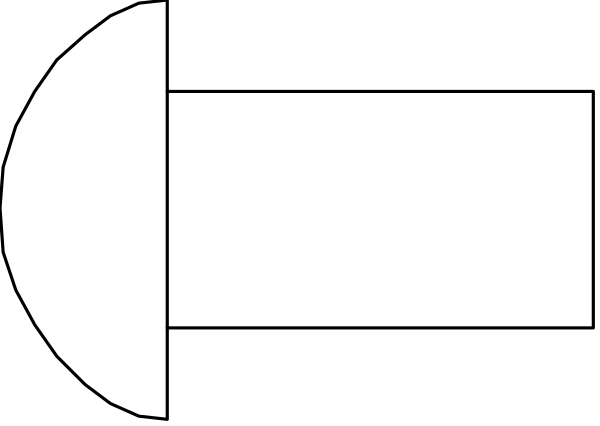The image shows a black line with two white rectangles on either side of it against a gray background.