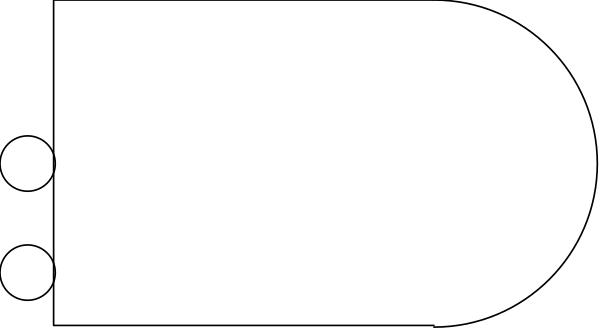 The image shows a black rectangle with white text inside it that reads "108".